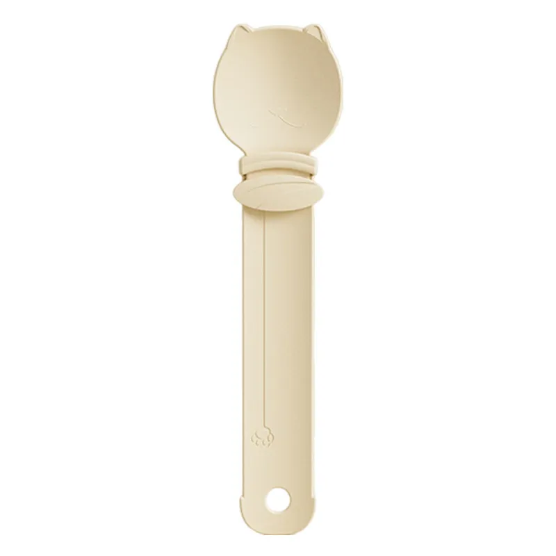 Cat Strip Feeder – Mess-Free Hands-Free Treat Dispenser Spoon for Lickable Cat Puree & Wet Food